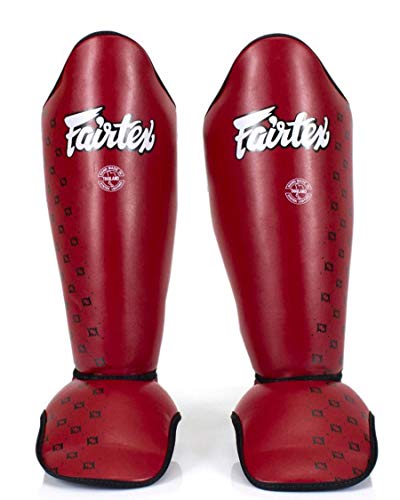 Fairtex Schienbein- und Spannschoner SP5 - Super Comfort, rot, XL von Fairtex