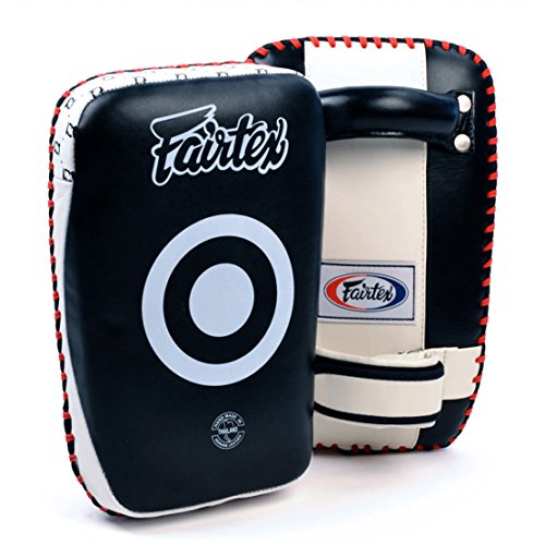 Fairtex Thai Pratzen, KPLC1, schwarz-weiß, Muay Pads, Kicking Pads Fairtex Thai Pratzen, KPLC1, schwarz-weiß, Muay Pads, Kicking Pads von Fairtex
