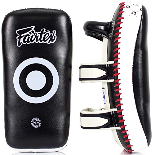 Fairtex Thai Pratzen, KPLC2, schwarz-weiß, Pratzen, Kicking, Boxing, MMA von Fairtex