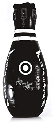 Fairtex UNFILLED HB10 - Bowling Bag Black Heavy Punching Bag for Muay Thai Kick Boxing MMA K1 by Fairtex Fairtex UNFILLED HB10 - Bowling Bag Black Heavy Punching Bag for Muay Thai Kick Boxing MMA K1 by Fairtex von Fairtex