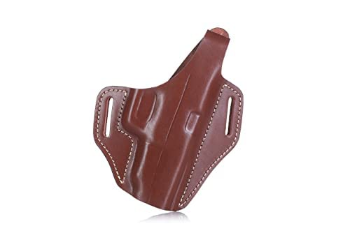 Multifit OWB Pancake Leather Holster with Thumb Break Brown, Right Hand, Size 2221 Multifit OWB Pancake Leather Holster with Thumb Break Brown, Right Hand, Size 2221 von FALCO