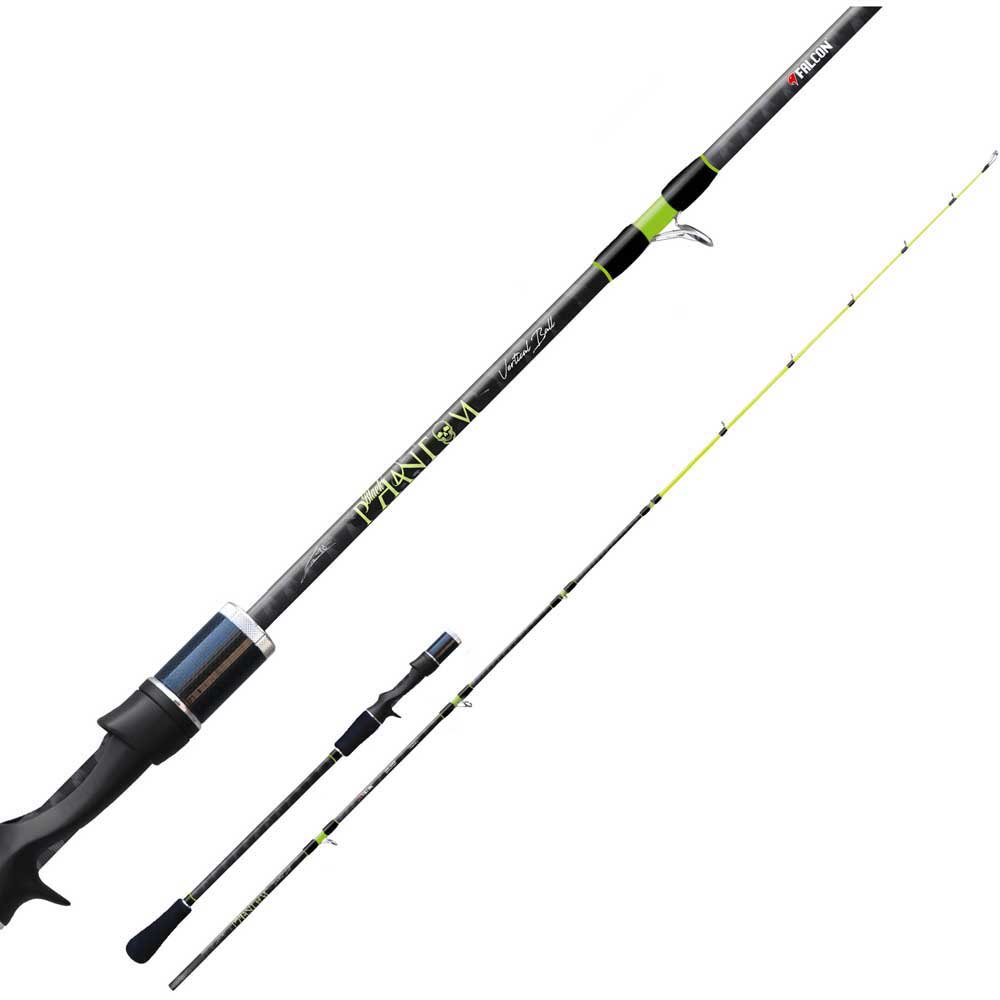 Falcon Black Phantom Vertical Ball Acid Jigging Rod Silber 1.90 m / 100-200 g Falcon Black Phantom Vertical Ball Acid Jigging Rod Silber 1.90 m / 100-200 g von Falcon