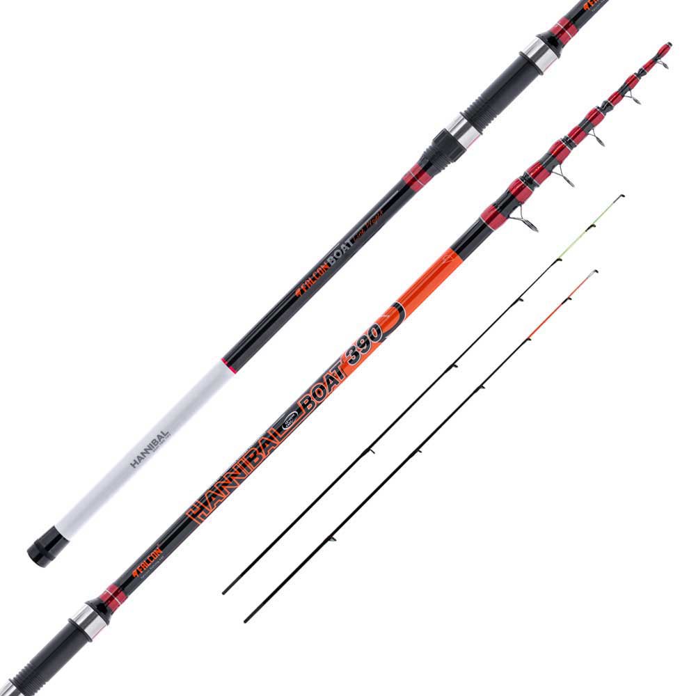 Falcon Hannibal Boat Tele Bottom Shipping Rod Silber 3.90 m / 20-150 g von Falcon