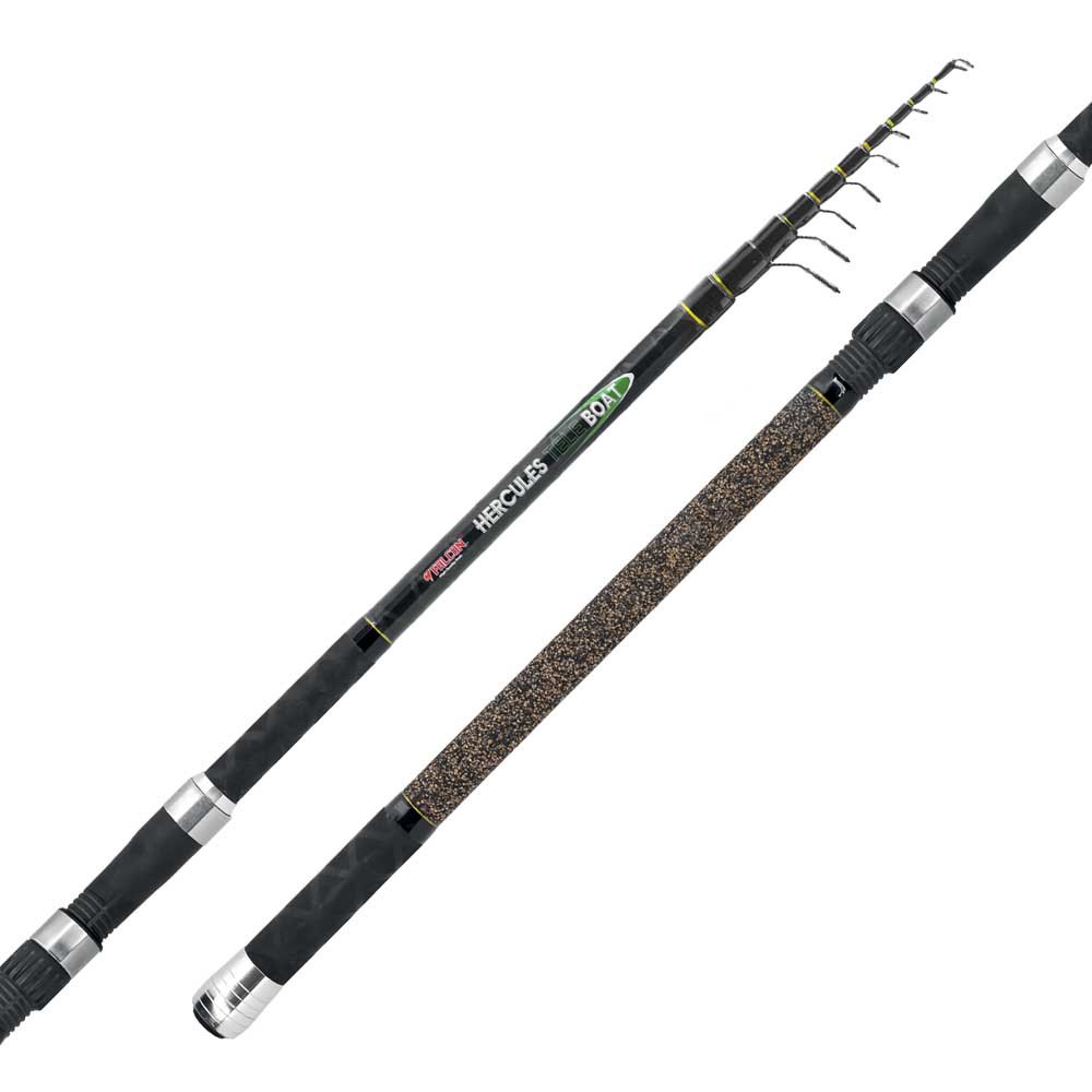 Falcon Hercules Tele Boat Bottom Shipping Rod Silber 3.00 m / 50-150 g von Falcon