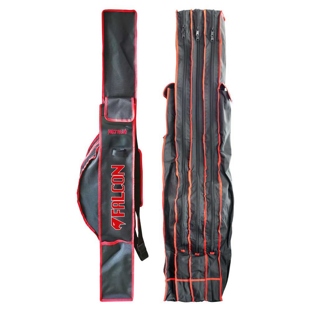 Falcon Logo Rod Holdall 3 Compartments Schwarz 140 cm Falcon Logo Rod Holdall 3 Compartments Schwarz 140 cm von Falcon