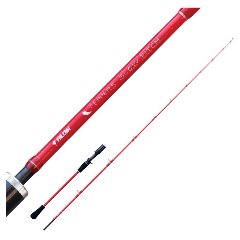 Falcon Peppers Slow Pitch Jigging Rod Silber 2.10 m / 80-150 g von Falcon
