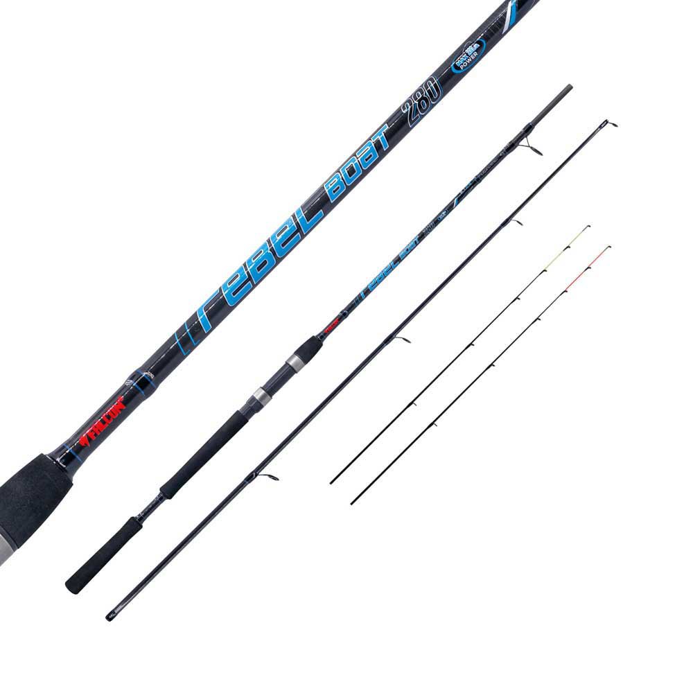 Falcon Rebel Boat Bottom Shipping Rod Silber 2.80 m / 50-200 g von Falcon