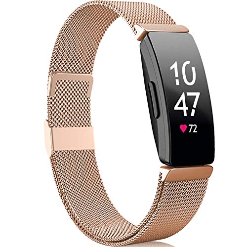 Faliogo Kompatibel mit Fitbit Inspire Armband/Fitbit Inspire 2 Armband/Fitbit Inspire HR Armband, Metall Edelstahl Ersatzarmband mit Magnetverschluss Kompatibel mit Ace 2, Damen Klein, Royalgold Faliogo Kompatibel mit Fitbit Inspire Armband/Fitbit Inspire 2 Armband/Fitbit Inspire HR Armband, Metall Edelstahl Ersatzarmband mit Magnetverschluss Kompatibel mit Ace 2, Damen Klein, Royalgold von Faliogo