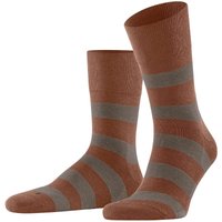 FALKE Block Stripe Socken 5029 - clay 44-45 von Falke