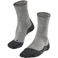 FALKE TK2 Wool Silk Trekkingsocken Damen light grey 35-36 von Falke