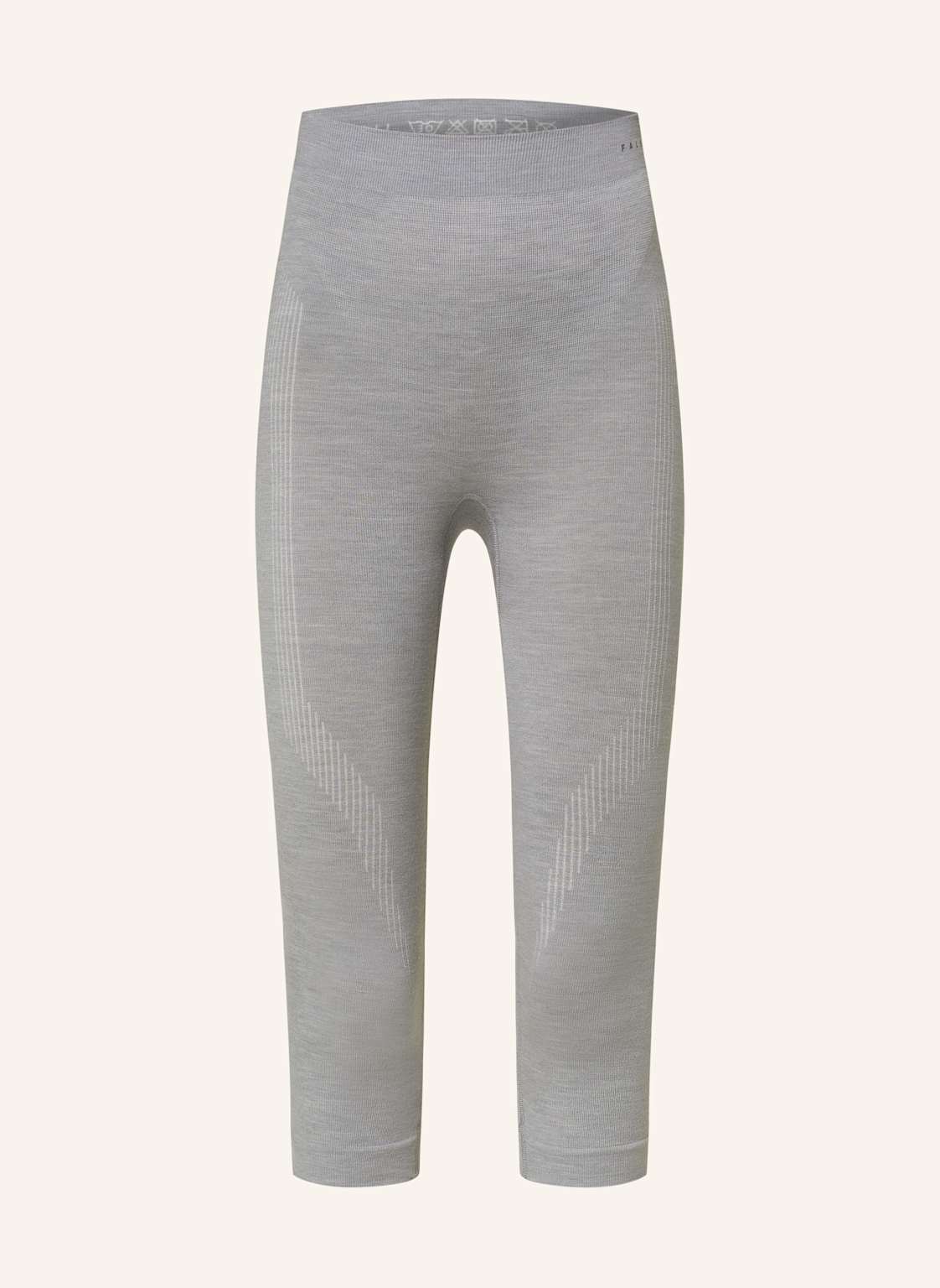 Falke Funktionswäsche-Hose Wool-Tech Mit Verkürzter Beinlänge Und Merinowolle grau Falke Funktionswäsche-Hose Wool-Tech Mit Verkürzter Beinlänge Und Merinowolle grau von Falke