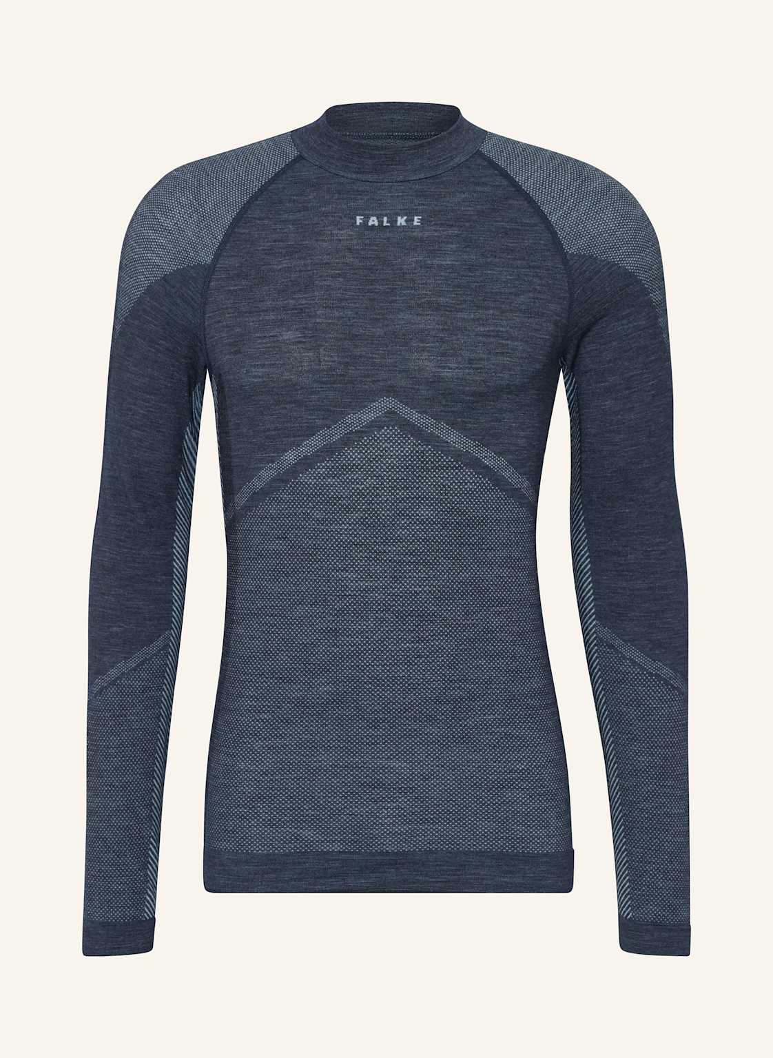 Falke Funktionswäsche-Shirt Warm blau Falke Funktionswäsche-Shirt Warm blau von Falke