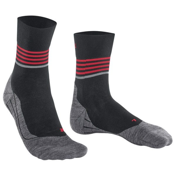 Falke - RU4 Endurance Reflect - Laufsocken Gr 39-41 schwarz/grau von Falke