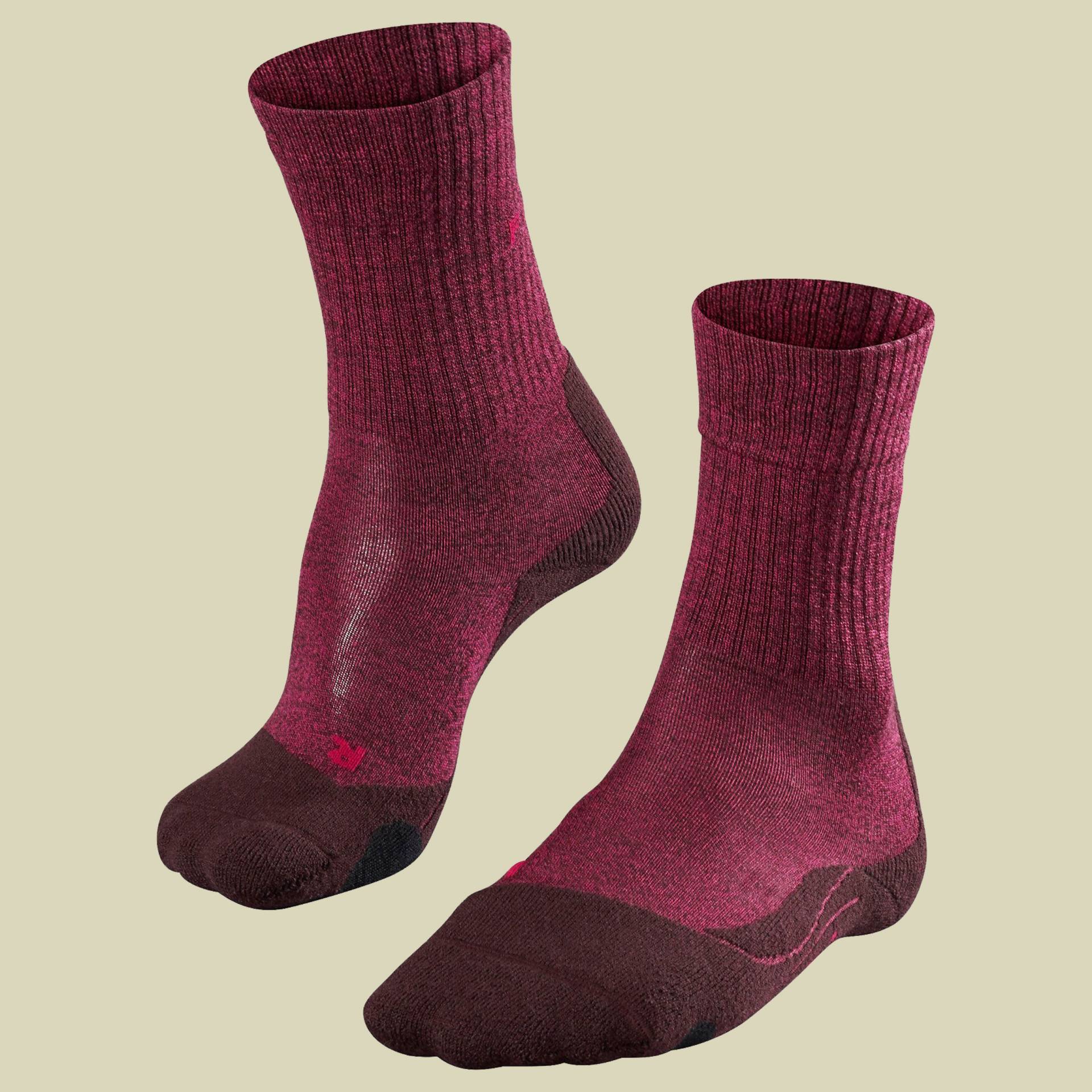 TK 2 Wool Women Größe 35-36 Farbe burgundy von Falke