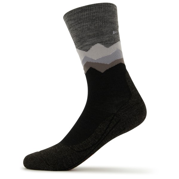 Falke - TK2 Crest - Wandersocken Gr 39-41;42-43;44-45;46-48 blau;bunt;grau;schwarz von Falke