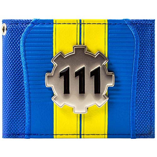Fallout 4 Vault 111 Silber Metal Zahn Blau Portemonnaie Geldbörse Fallout 4 Vault 111 Silber Metal Zahn Blau Portemonnaie Geldbörse von Fallout