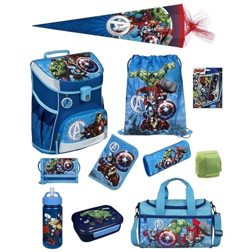 Familando Avengers Schulranzen-Set 15tlg Scooli Campus Fit mit Sporttasche Federmappe gefüllt Schultüte 85cm und Regenschutz Familando Avengers Schulranzen-Set 15tlg Scooli Campus Fit mit Sporttasche Federmappe gefüllt Schultüte 85cm und Regenschutz von Familando