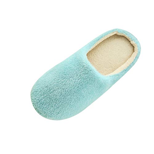 Damen-Hausschuhe Pantoffeln Plüsch Fleece-Futter Hausschlappen Slippers Teenager Mädchen Drinnen und Draussen Warme Pantoffeln Hausschuhe Baumwolle Winter Hausschuh Filzpantoffeln Filz Leichte von Famzuneu