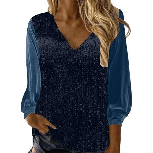 Glitzer Oberteile Damen Party rot, Pailletten Oberteil Damen Langarm Samt Glitzerbluse Festliche Party Glitzer Blusen Elegant Sexy Silvester Outfit Pullover Modern Casual Shirt mit Glitzer Glitzer Oberteile Damen Party rot, Pailletten Oberteil Damen Langarm Samt Glitzerbluse Festliche Party Glitzer Blusen Elegant Sexy Silvester Outfit Pullover Modern Casual Shirt mit Glitzer von Famzuneu