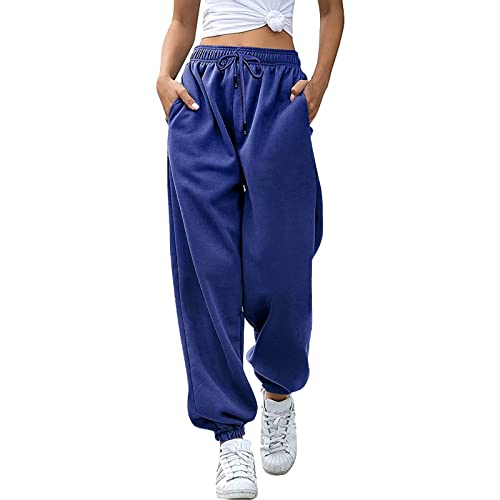 Haremshose, Jogginghose Damen Baggy High Waist Sportshose Lang Weites Bein Trainingshose Locker Sweatpants Fitness Sport Yoga Hosen Laufhosen Freizeithose Frauen Sweathose mit Taschen Haremshose, Jogginghose Damen Baggy High Waist Sportshose Lang Weites Bein Trainingshose Locker Sweatpants Fitness Sport Yoga Hosen Laufhosen Freizeithose Frauen Sweathose mit Taschen von Famzuneu