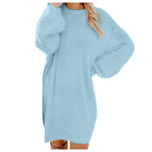 Kleider Damen Herbst elegant lang, Strickkleid Damen Herbst Winter Midi Longpullover Elegante Winterkleid Pulloverkleid Warm Sweatkleid Casual Wollkleid Knielang Langarm Festlich Rundhals Wollkleid Kleider Damen Herbst elegant lang, Strickkleid Damen Herbst Winter Midi Longpullover Elegante Winterkleid Pulloverkleid Warm Sweatkleid Casual Wollkleid Knielang Langarm Festlich Rundhals Wollkleid von Famzuneu