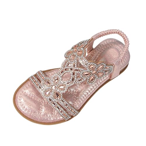 Sandalen mädchen 34 Gold, Glitzer Sandalen Damen Sommer Elegant Flach Strass Schuhe Mädchen Sommerschuhe Frauen Bequem Weichen Sohlen Damensandalen Gummiband Slingback Sandaletten Strandschuhe Sandalen mädchen 34 Gold, Glitzer Sandalen Damen Sommer Elegant Flach Strass Schuhe Mädchen Sommerschuhe Frauen Bequem Weichen Sohlen Damensandalen Gummiband Slingback Sandaletten Strandschuhe von Famzuneu