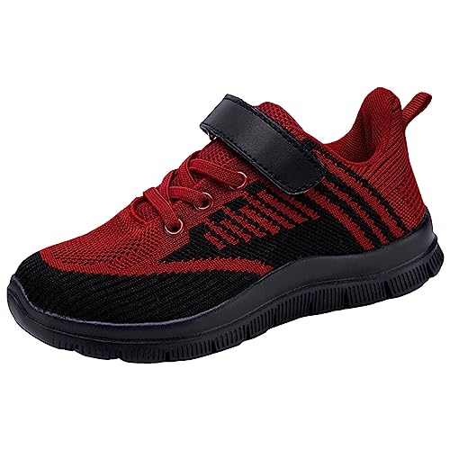 Sportschuhe Kinder Jungen Mädchen Modische Ganzjahres Hallenschuhe Turnschuhe Leicht Mesh Straßenlaufschuhe Atmungsaktiv Laufschuhe Flach Dicker Boden rutschfest Klettverschluss Sneaker Sportschuhe Kinder Jungen Mädchen Modische Ganzjahres Hallenschuhe Turnschuhe Leicht Mesh Straßenlaufschuhe Atmungsaktiv Laufschuhe Flach Dicker Boden rutschfest Klettverschluss Sneaker von Famzuneu