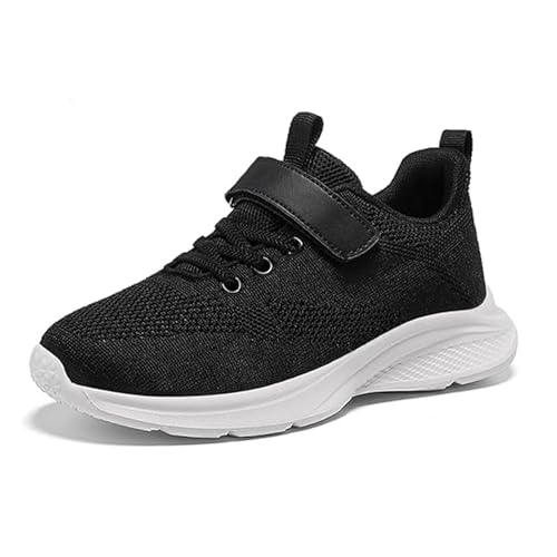 Turnschuhe Jungen, Sportschuhe Kinder Jungen Mädchen Farbverlauf Hallenschuhe Turnschuhe Leicht Mesh Straßenlaufschuhe Atmungsaktiv Schuhe Laufschuhe rutschfest Klettverschluss Sneaker von Famzuneu