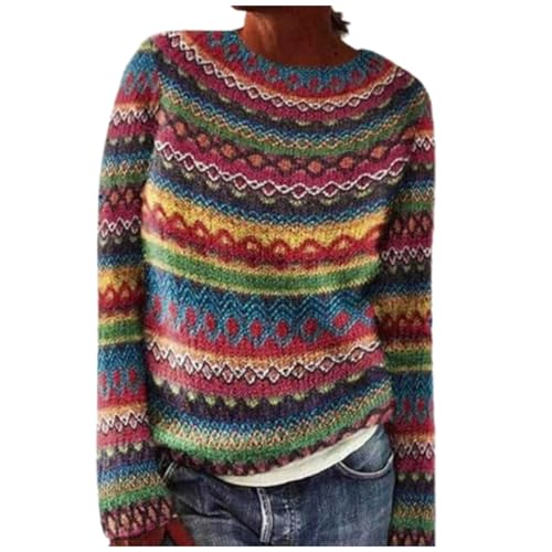 Winter Pullover für Damen warm Lange, Winterpullover Damen Warm Elegant Winter Kaschmir Pullover Große Größen Sweatshirt mit Aufdruck Rundhals Bequem Wollpullover Langarm Strickpullover Wollpulli Winter Pullover für Damen warm Lange, Winterpullover Damen Warm Elegant Winter Kaschmir Pullover Große Größen Sweatshirt mit Aufdruck Rundhals Bequem Wollpullover Langarm Strickpullover Wollpulli von Famzuneu