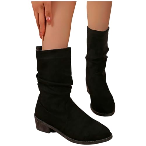 cowboystiefel Damen schwarz kurz, Stiefeletten Damen mit Absatz Wildleder Westernstiefel Braun Stiefel Cowboystiefel Elegant Bequemer Cowboy Ankle Boots Halbhoch Damenstiefel Winterstiefel cowboystiefel Damen schwarz kurz, Stiefeletten Damen mit Absatz Wildleder Westernstiefel Braun Stiefel Cowboystiefel Elegant Bequemer Cowboy Ankle Boots Halbhoch Damenstiefel Winterstiefel von Famzuneu