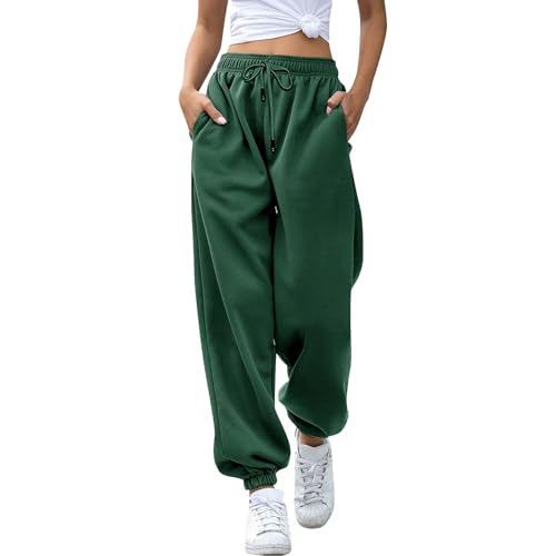 jogginghose damen baumwolle weites bein, Jogginghose Damen Baggy High Waist Sportshose Lang Weites Bein Trainingshose Locker Sweatpants Fitness Sport Yoga Hosen Laufhosen Freizeithose Frauen Sweathose jogginghose damen baumwolle weites bein, Jogginghose Damen Baggy High Waist Sportshose Lang Weites Bein Trainingshose Locker Sweatpants Fitness Sport Yoga Hosen Laufhosen Freizeithose Frauen Sweathose von Famzuneu
