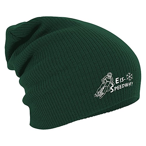 Fan-O-Menal Textilien Longbeanie Slouch-Beanie Mütze EIS Speedway 54823 Farbe grün von Fan-O-Menal Textilien