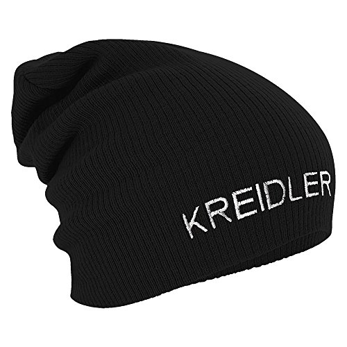 Fan-O-Menal Textilien Longbeanie Slouch-Beanie Mütze Kreidler 54575 Farbe schwarz von Fan-O-Menal Textilien