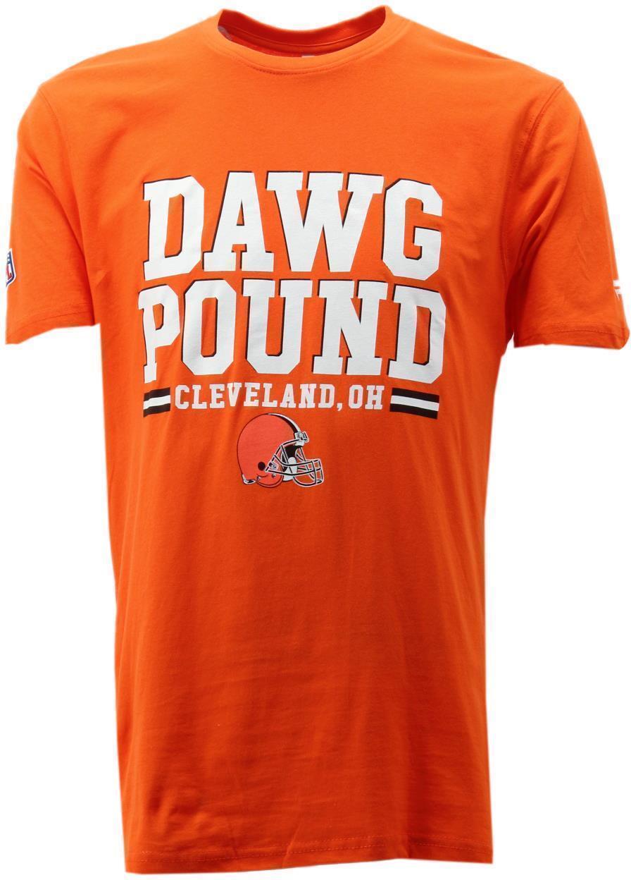 Fanatics, Herren, Sportshirt, NFL Football Dawg Pound Cleveland Browns T-Shirt 1878MORG1HTCBR (XXL), Orange, XXL von Fanatics