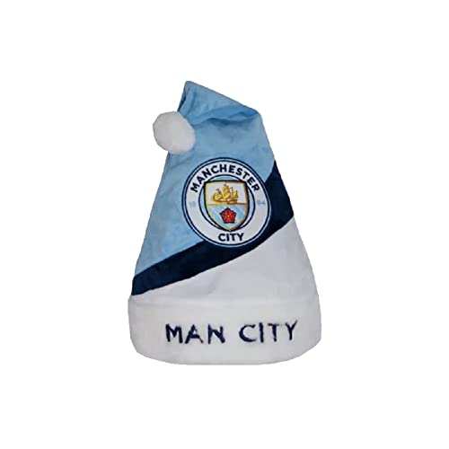 Fanatics Foco EPL Colorblock Santa Hat Weihnachtsmütze (one Size, Manchester City) von Fanatics