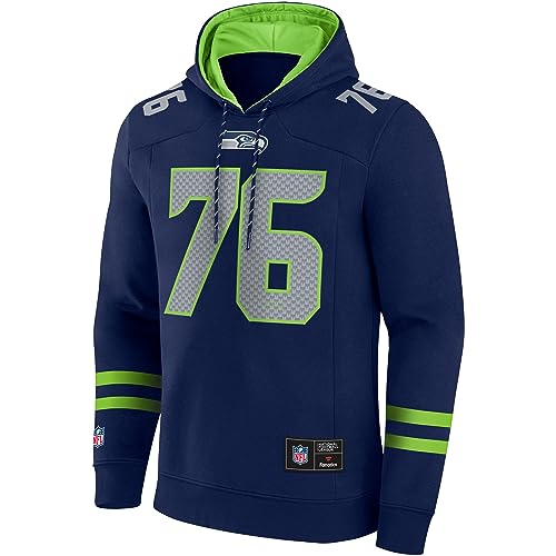 Fanatics Herren Hoodie Seattle Seahawks Athletic Navy-Bright Green M von Fanatics