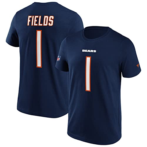 Fanatics - NFL Chicago Bears Fields Name & Number Graphic T-Shirt - Blau Farbe Blau, Größe M Fanatics - NFL Chicago Bears Fields Name & Number Graphic T-Shirt - Blau Farbe Blau, Größe M von Fanatics
