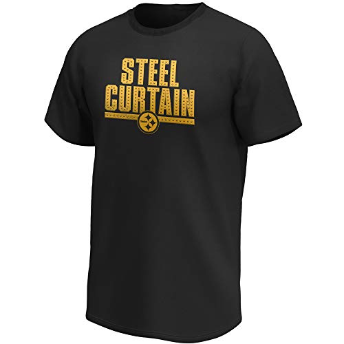 Fanatics NFL Football T-Shirt Pittsburgh Steelers Hometown Fanshirt Steel Curtain Schwarz (X Large) von Fanatics