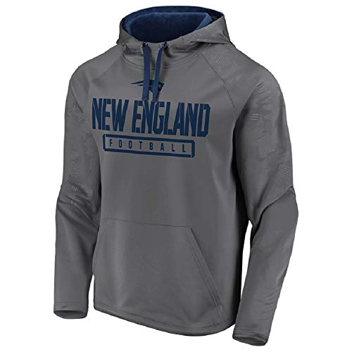 Fanatics NFL Hoody New England Patriots Kaputzenpullover Pulli Monochrome Football hooded Sweater (XXL) von Fanatics