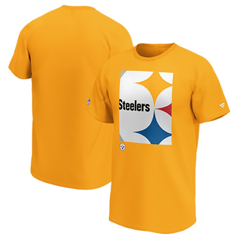 Fanatics NFL Reveal Graphic T-Shirt Pittsburgh Steelers, gelb - Gr. L von Fanatics
