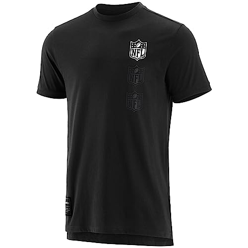 Fanatics NFL Shield Triple Logo Football Shirt schwarz - XXL von Fanatics