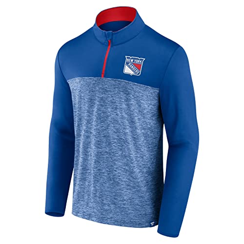 Fanatics NHL New York Rangers Iconic Defender Troyer 1/4 Zip Zipper Jacke M von Fanatics