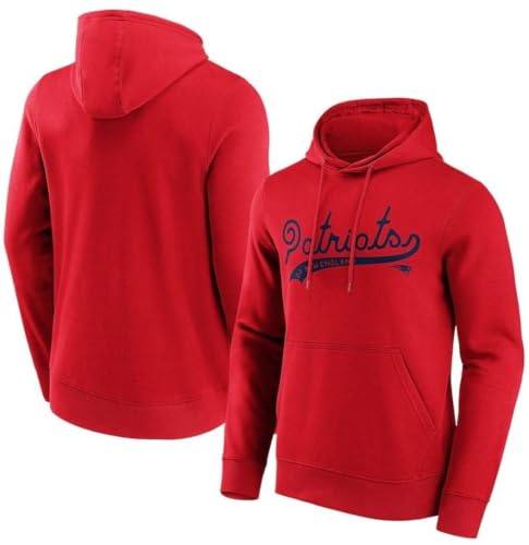 Fanatics New England Patriots Retro Script NFL Hoodie Rot von Fanatics