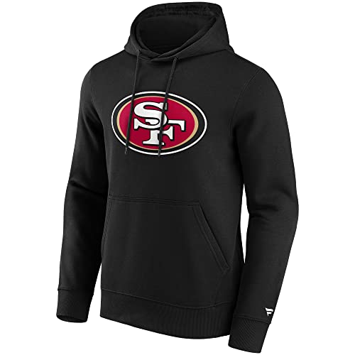 Fanatics San Francisco 49ers Mid Essentials Crest Graphic Kapuzenpullover Herren schwarz/rot, L von Fanatics