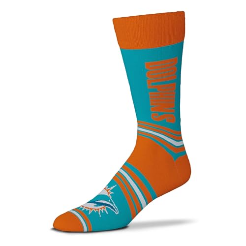 Fanatics for Bare Feet NFL Go Team Socks Socken (40-46, Miami Dolphins) von Fanatics