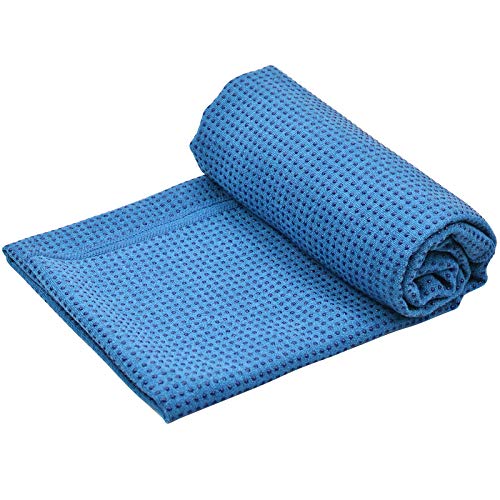 Fangehong Yogamattenauflage rutschfest mit Noppen für Pilates, Yogamatten Handtücher Groß mit Tasche für Bikram, Travel Fangehong Yogamattenauflage rutschfest mit Noppen für Pilates, Yogamatten Handtücher Groß mit Tasche für Bikram, Travel von Fangehong