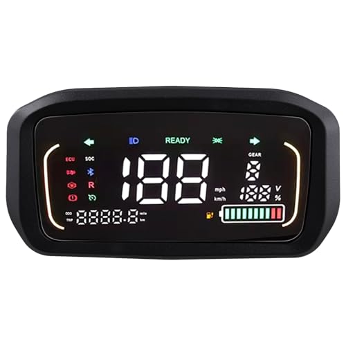 Fangxuee 48 V/60 V/72 V Farbiges LCD-Display-Bedienfeld für EBike-Elektroroller von Fangxuee