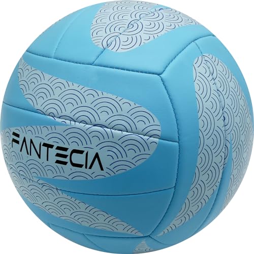 Fantecia Beach Volleyball, offizielle Größe 5 Volleyball für Jugend und Erwachsene, Soft Volleyball Ball mit Pumpe Fantecia Beach Volleyball, offizielle Größe 5 Volleyball für Jugend und Erwachsene, Soft Volleyball Ball mit Pumpe von Fantecia