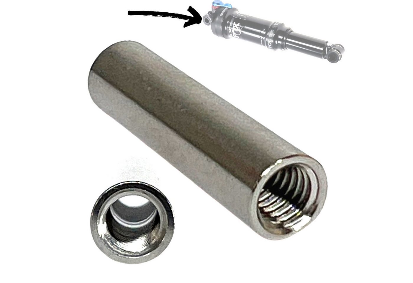 Fantic26 Fahrradrahmen F26 Titan Dämpfer SL Gelenk Achse Schrauben Fully M6 Ingew. Fantic26 Fahrradrahmen F26 Titan Dämpfer SL Gelenk Achse Schrauben Fully M6 Ingew. von Fantic26