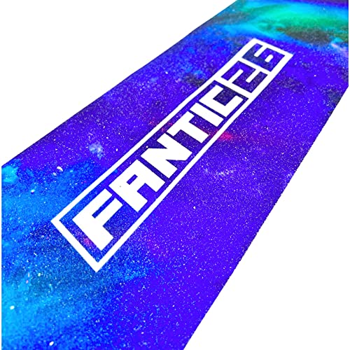 Fantic26 Stunt-Scooter Griptape Ersatz I Park I Kinder I Trick I Tret I Roller I Anti Rutsch Sandpapier 58,5cm I Passend für Decks bis 58,5cm x 15,5cm (Classic Oilslick) von Fantic26